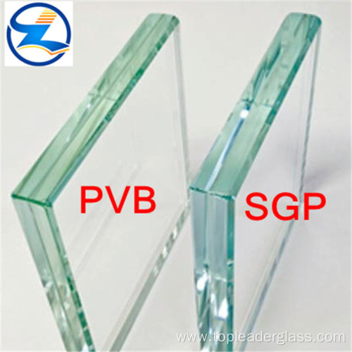 6.38mm to 40.28mm Laminated Safety Glazing Tempered Glass